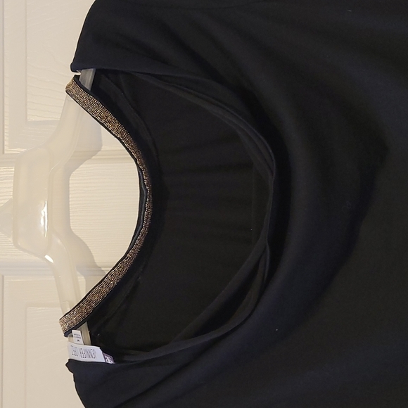 Black Jennifer Lopez Blouse size medium - Picture 3 of 4